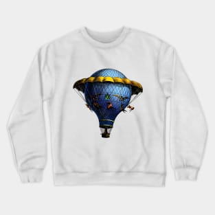 Blue Flying Machine Crewneck Sweatshirt